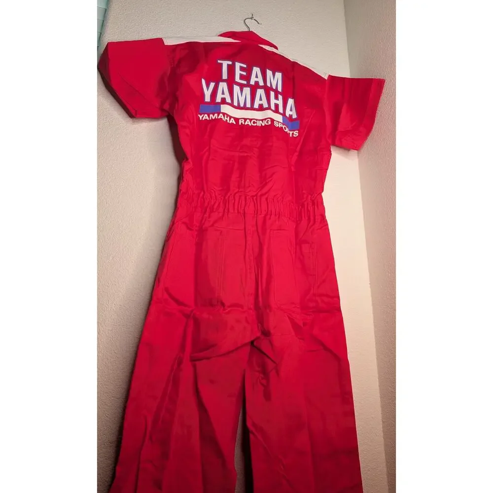 VTG Yamaha NWT Rare Racing Japan Pink Jumpsuit Streetwear - Picture 3 of 8
